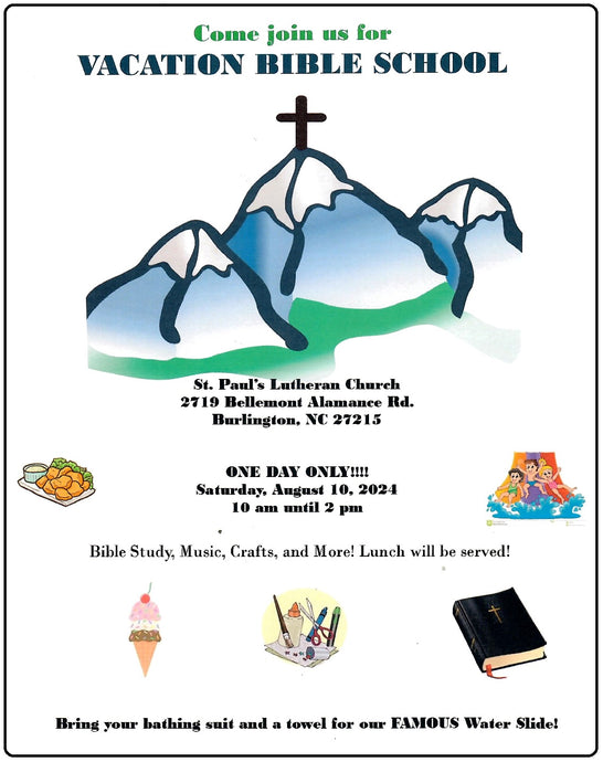 Vacation Bible School 2024: Glory on the Mountain